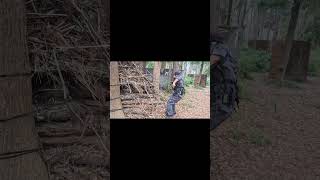 千葉の初心者おすすめ森林サバゲーフィールドのヤネックスです。#shorts  #airsoft #森林フィールド