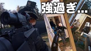 【計16キル】来た敵全員倒す！サバゲー初心者でも使える最強ポジでハンドガンを使ったら弾切れしてエグい事になった…【ゾンビ晒すマンさん主催分隊サバゲー】