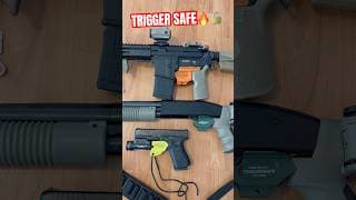 Stay ready with a trigger safe🔥 #airsoft #homedefense #shorts